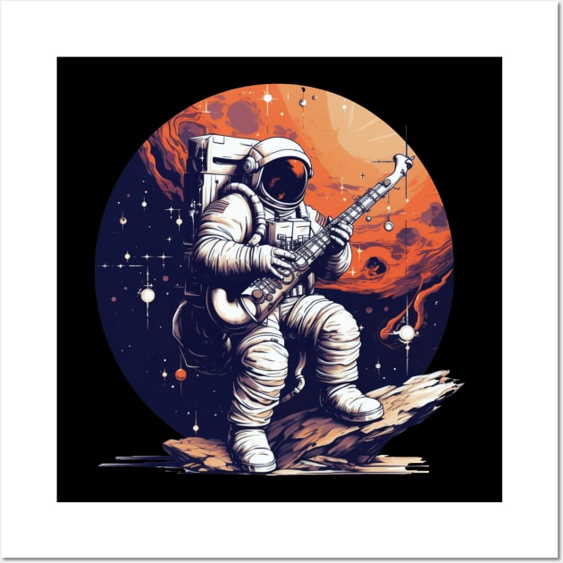 Astronaut Bassoon Band Player Bassoonist Wall Art by Nightarcade